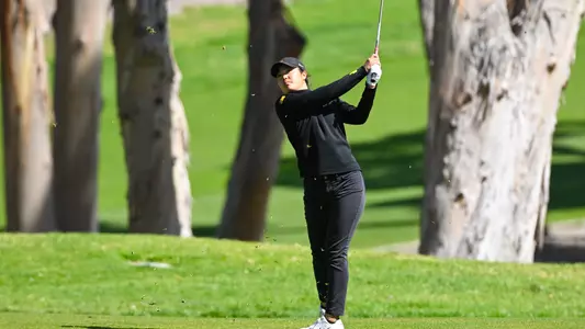 Kylie Chong Hits the Ball on the Fairway During the Battle For the Bell
