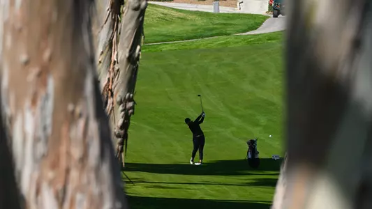Catherine Park hits from the Fairway against UCLA