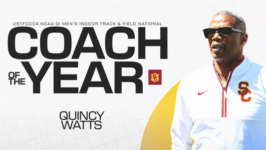 Quincy Watts Indoor Coach of the Year Graphic