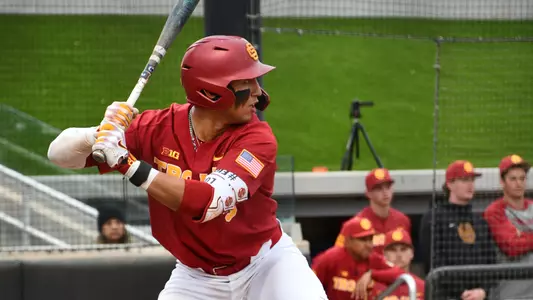 Adrian Lopez takes an at bat against Gonzaga on Friday night. Lopez ended up homering during the at bat in the first inning.