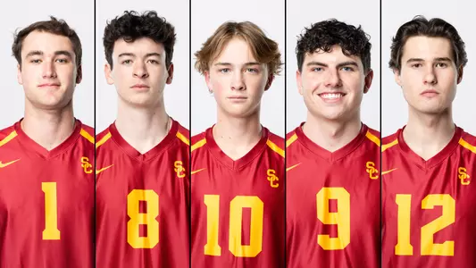 USC men's volleyball 2025 MPSF postseason award winners graphic