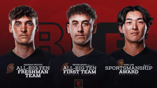 USC Men's Tennis Earns Three Honors During Big Ten Postseason Awards
