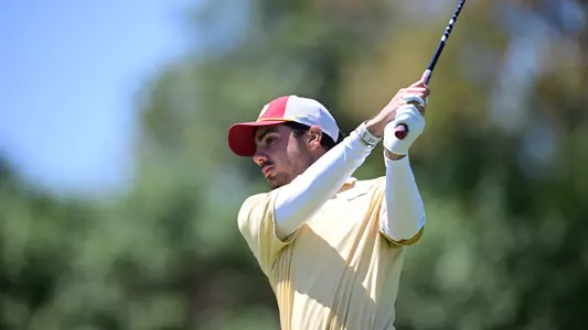 Antonio Safa Hits ball on the fairway at Big Ten Championships