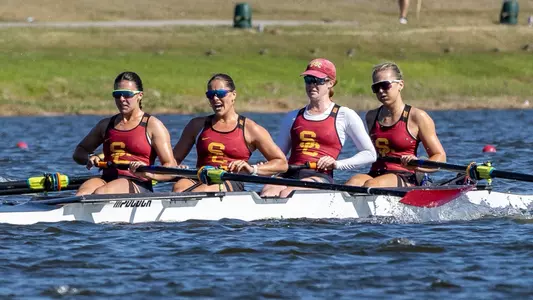 USC V4+ -- Abbie Diemer, Maeve Clifford, Olivia Wilson, Chloe Sorensen, Ellen Ariathurai