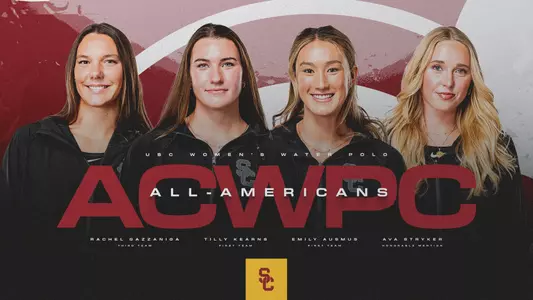 2025 ACWPC All-Americans - Rachel Gazzaniga, Tilly Kearns, Emily Ausmus, Ava Stryker