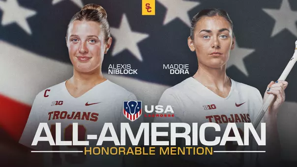 USA All-Americans Maddie Dora and Alexis Niblock