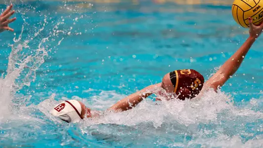 Ava Stryker takes aim at one of her three goals scored vs. Harvard in the NCAA quarterfinals in Indianapolis
