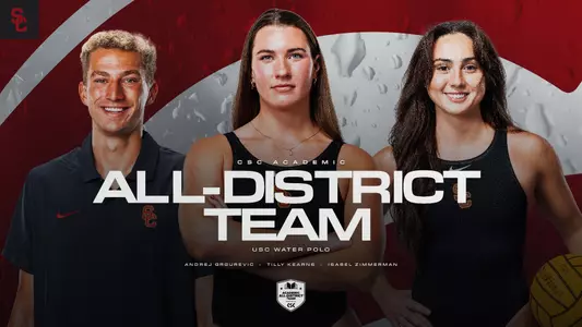 CSC Academic All-District - Andrej Grgurevic, Tilly Kearns, Isabel Zimmerman