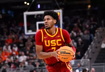The USC Trojans fall to Purdue 76-71 in the second round of the Big Ten Tournament on March 13th, 2025 in indianapolis, IN.