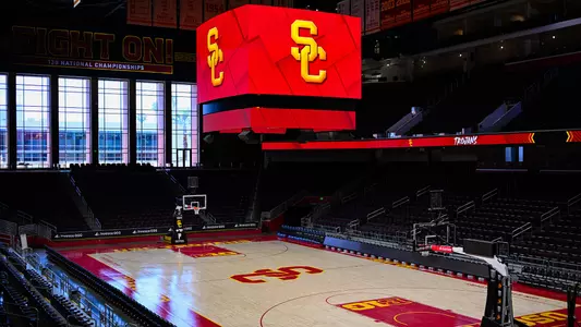 New Video Board at Galen Center
