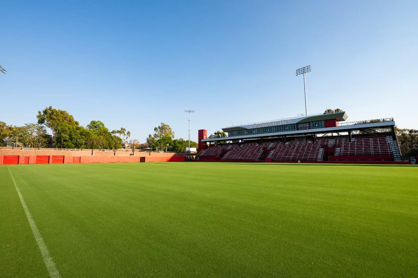 USC has completed the construction of Rawlinson Stadium prior to the 2025-26 athletic year.