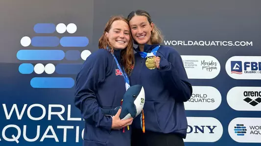Meghan McAninch & Emily Ausmus win gold with USA at 2025 World Aquatics U20 Championships