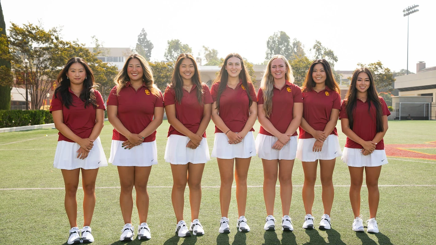 2025-26 USC Trojans Women's Golf Team Photo