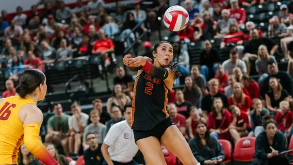 London Wijay gets a dig against Ohio State