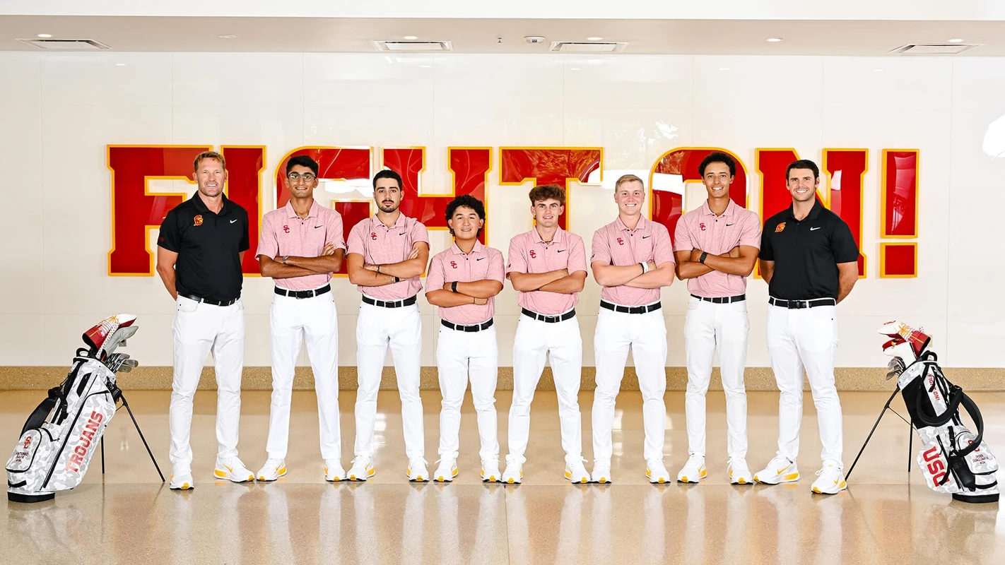 2025-26 USC Trojans Men's Golf Team Photo