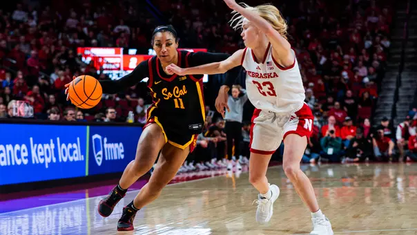 Kennedy Smith drives to the basket