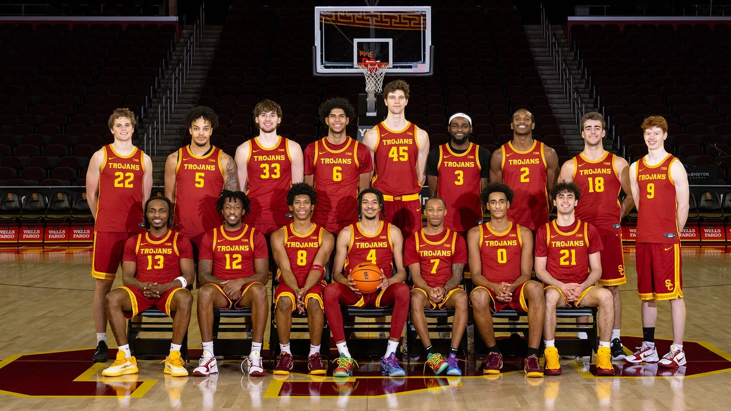 2025-26 USC Trojans Men's Basketball Team Photo