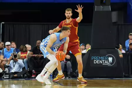 USC Men's Basketball team vs U of North Carolina on October 9th, 2026 in Greensboro, North Carolina