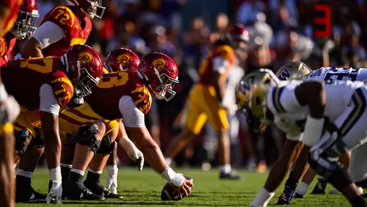 The USC offensive line