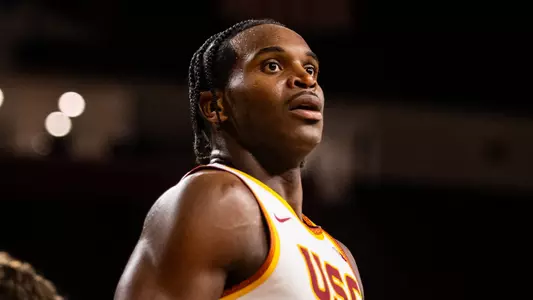 Ezra Ausar waits during a game against Washington State