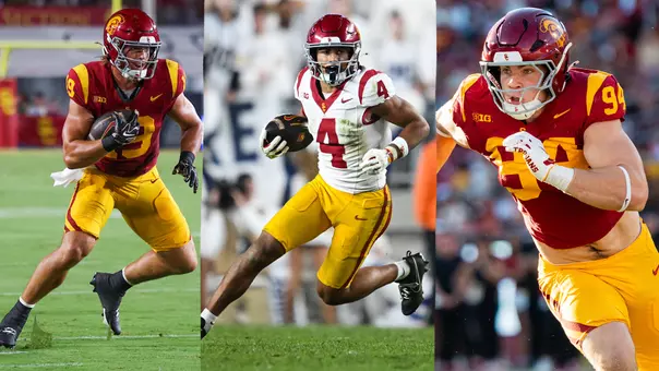 USC’s Mark Bowman, Trent Mosley and Luke Wafle Named Midseason True Freshman All-Americans