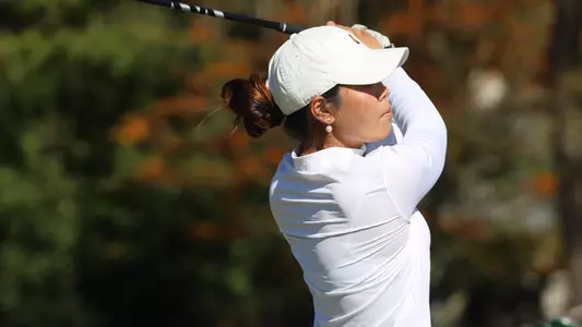 Jasmine Koo tees off at the East Lake Cup