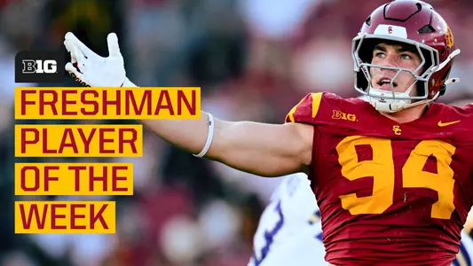 USC Defensive End Luke Wafle Earns Big Ten Freshman of the Week Honors
