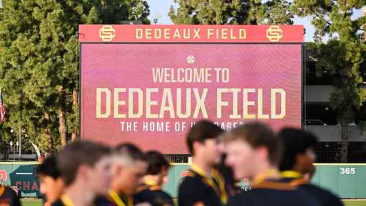 Dedeaux Field Scoreboard