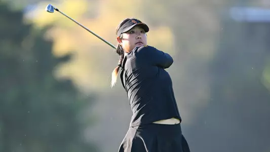 Catherine Park swings an iron during the final round of the 2026 Therese Hession Regional Challenge