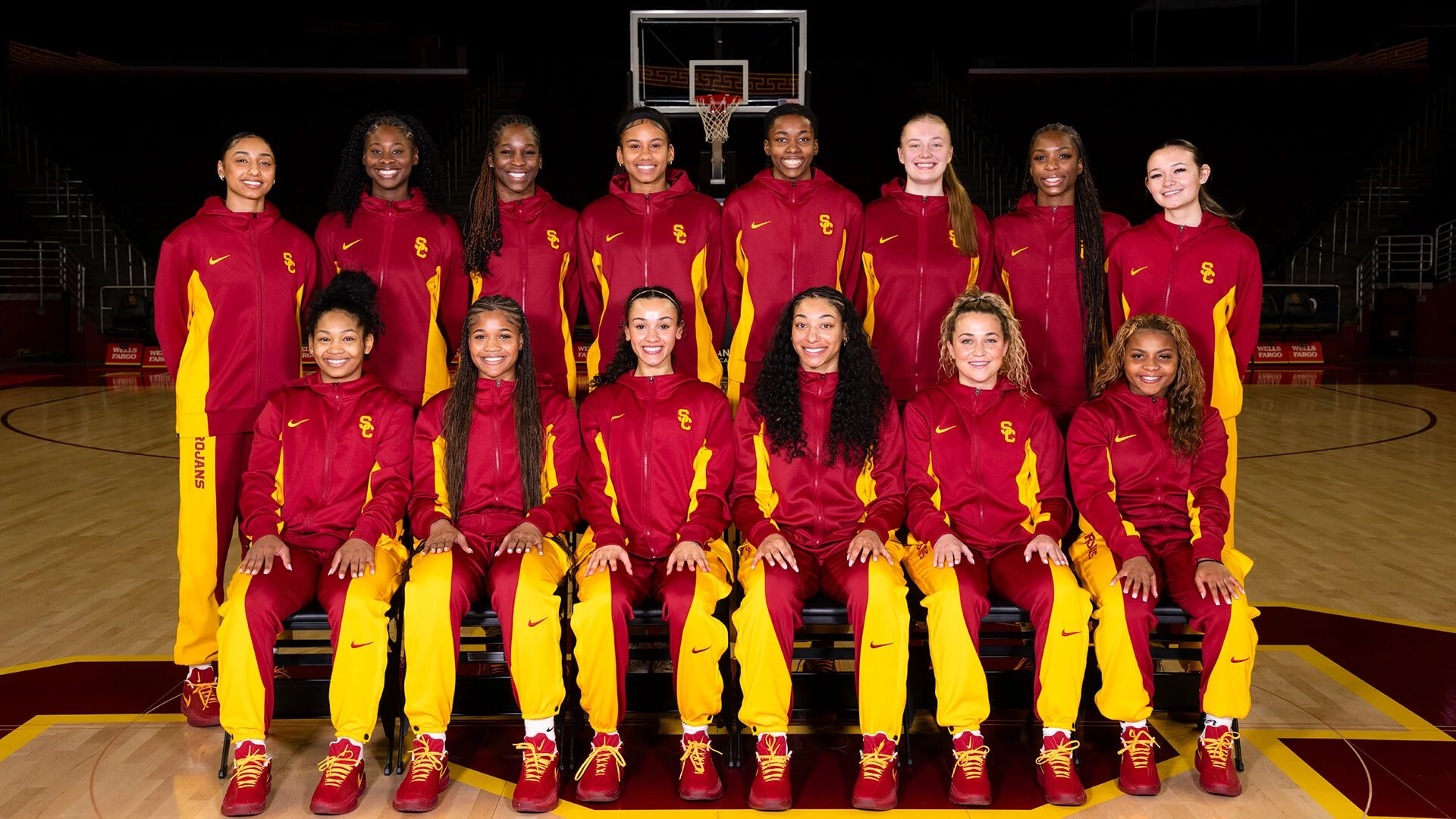 2025-26 USC Trojans Women's Basketball Team Photo