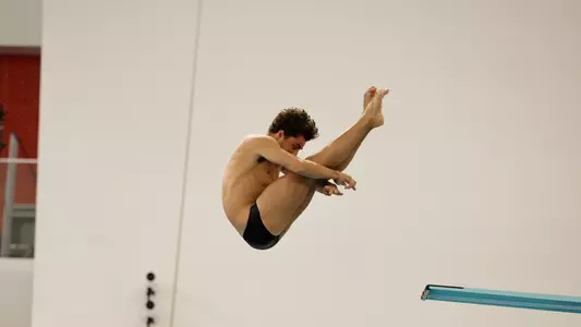 Luc Goertzen Diving at Big Ten Championships
