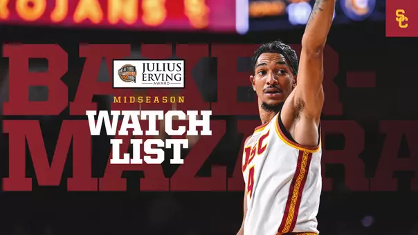 Chad Baker-Mazara is named to the Mid-Season Top 10 list for the Julius Erving Award