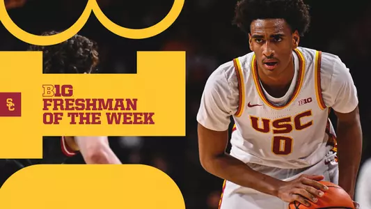 Alijah Arenas Big Ten Freshman of the Week graphic