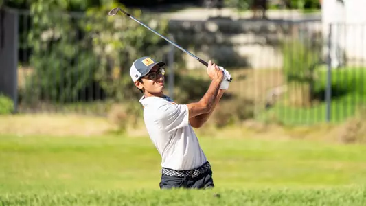 Raghav Gulati swings an iron