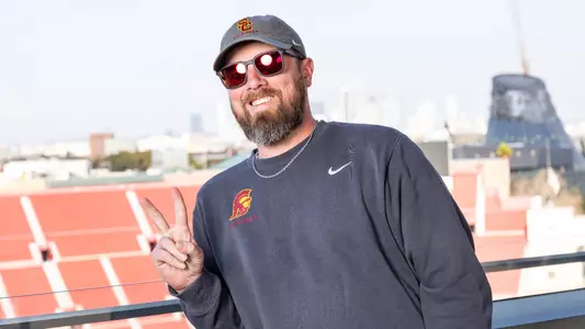 USC lacrosse director of operations Josh Shoemaker