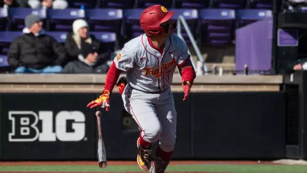 Abbrie Covarrubias homers at Northwestern.