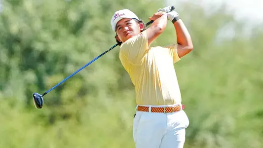 Jaden Dumdumaya swings a driver