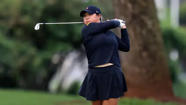 Catherine Park swings a driver at the Dr. Donnis Thompson Invitational