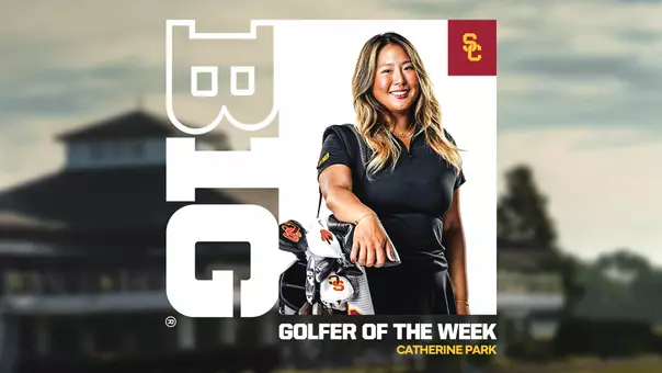 Catherine Park Big Ten Golfer of the Week graphic