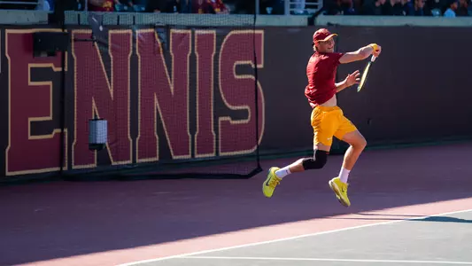 Nathan trouve hits a ball