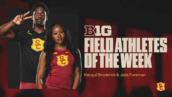 Racquil Broderick and Jada Foreman win Big Ten weekly awards