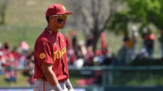 Adrian Lopez on the field during Sunday's game at Nebraska.