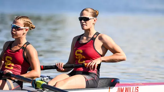 Grace Eamer rows against UCLA