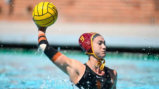 emily ausmus in the pool vs ucla