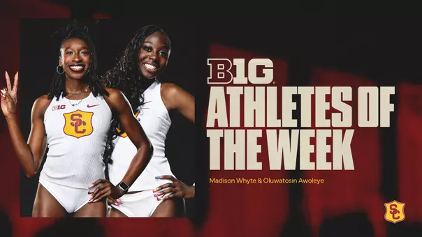 Big Ten Athletes of the Week - Whyte and Awoleye 4/8