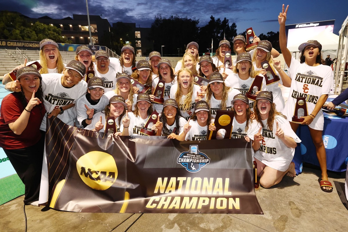 USC Women's Water Polo 2026 National Championship Team Photo