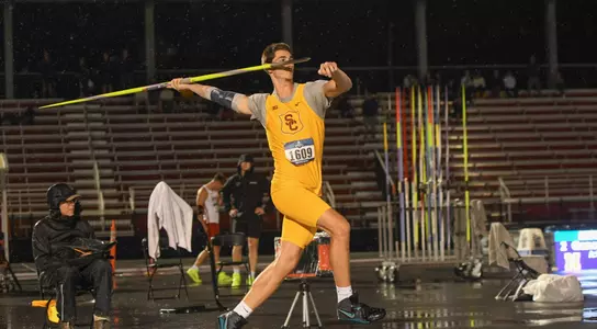 Tom Tersek breaks USC javelin freshman record at NCAA West Regionals