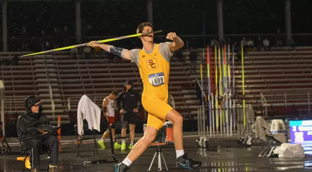 Tom Tersek breaks USC javelin freshman record at NCAA West Regionals