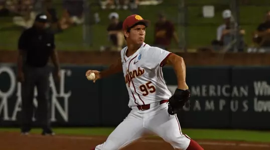 Grant Govel on the mound to start off the NCAA Baseball Regionals