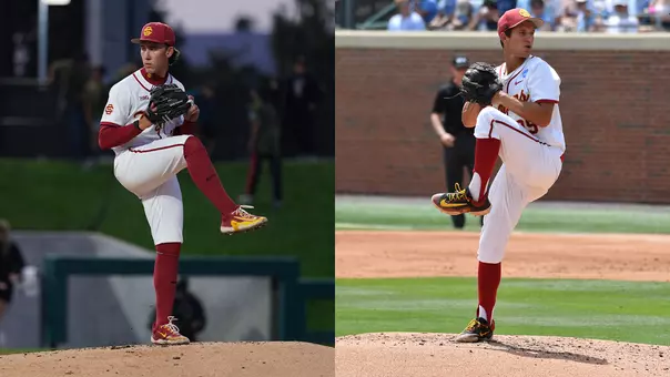 Mason Edwards, Grant Govel pitching